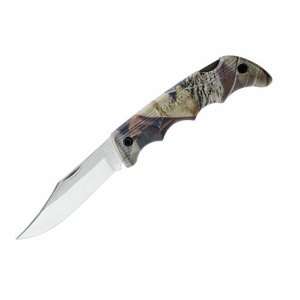  Kershaw RMEF Camo Black Horse II 440A Stainless Steel Co 