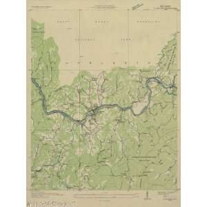  USGS TOPO MAP BRYSON QUAD NORTH CAROLINA (NC) 1936