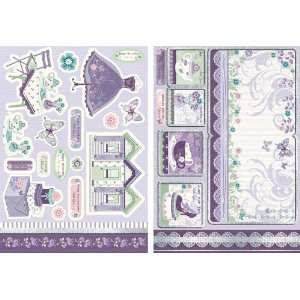  English Riviera Die Cut Punch Out Sheet 2 Pack With Love 