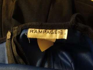 Rampage Navy Beaded Trim Dress Sz 7  