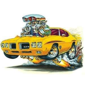  24 *Firebreather* 70 Pontiac GTO Judge cartoon Car Wall 