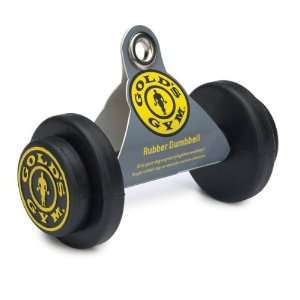    Golds 5 3/4 Inch Rubber Gym Dumbbells Dog Toy, Small