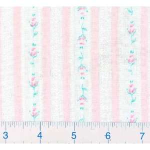  45 Wide Plisse Baby Rose Stripe Fabric By The Yard Arts 