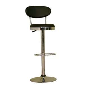    Adjustable Bar Stool   Modern Style Black Finish Furniture & Decor