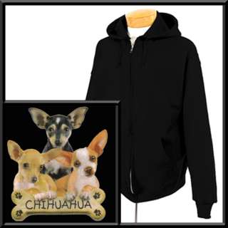 Chihuahua Puppies Dog Breed Bone SWEATSHIRT S 2X,3X,4X  