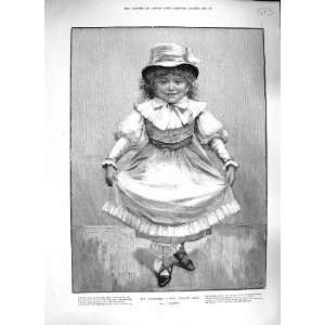   1889 PARTNER FIFTY YEARS AGO LITTLE GIRL DANCING DRESS