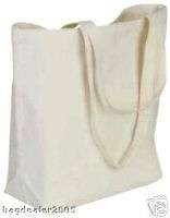 LG 100% Cotton Canvas Grocery Bag Shopping Totes 18pack  