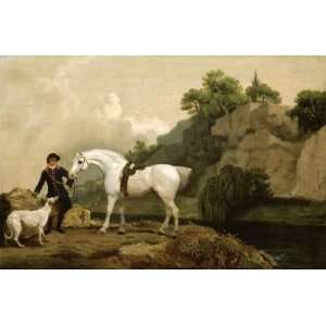  Hand Made Oil Reproduction   George Stubbs   32 x 22 