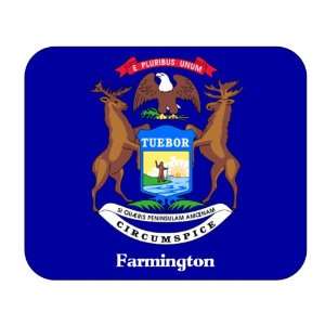  US State Flag   Farmington, Michigan (MI) Mouse Pad 