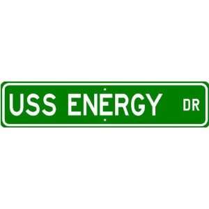  USS ENERGY MSO 436 Street Sign   Navy Ship Sports 