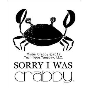  Technique Tuesday Clear Stamps, Mister Crabby