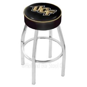 25 UCF Counter Stool   Swivel With Chrome Ring  Sports 