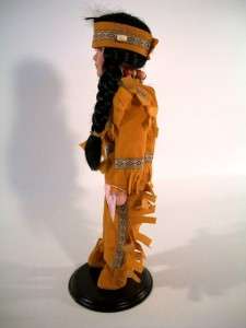 Misa Collection Native American Porcelain Doll 15  