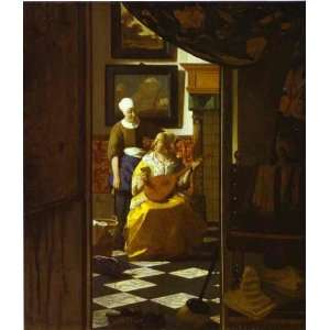  Hand Made Oil Reproduction   Jan Vermeer   50 x 58 inches 