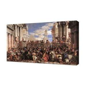 Veronese Nozze Di Cana   Canvas Art   Framed Size 16x24   Ready To 