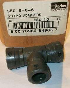 PARKER HANNIFIN S50 STECKO ADAPTER HYDRAULIC/ MINING  