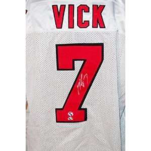  Michael Vick Atlanta Falcons Autographed Reebok Throwback 
