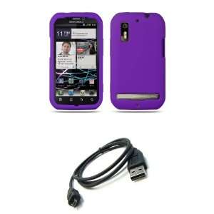 Motorola Photon 4G (Sprint) Premium Combo Pack   Purple Silicone Soft 