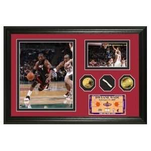   All Star Game Used Net & 24KT Gold Coin Photo Mint