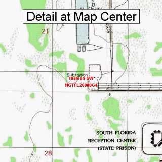  USGS Topographic Quadrangle Map   Hialeah SW, Florida 