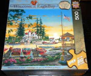 Welcome to Eagle Bay Millionaires Row 500pc Puzzle  