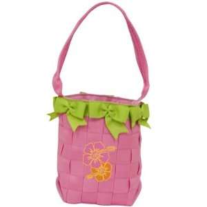  Life Woven 4130T HIB 323 Hibiscus Small Bow Bucket Purse 