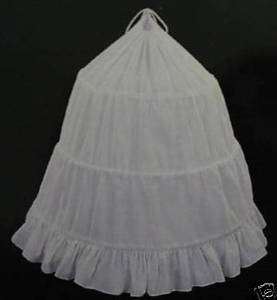 Hoop Flower Girl Skirt Petticoat Slip Crinoline 19 M  