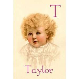  T for Taylor by Ida Waugh 12x18
