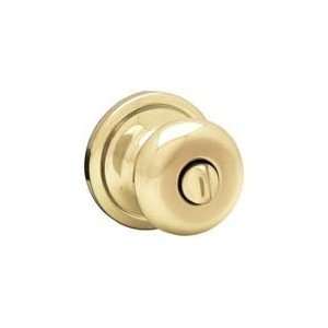  Weiser Lock GCL331 Hancock Polished Brass Privacy Knobset 