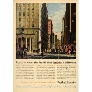  1954 Ad Bank America Montgomery Street San Francisco 