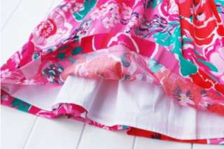 NEW Lilly Pulitzer Aleesa floral Dress Hot Pink 2/4/6/8/10 $188  