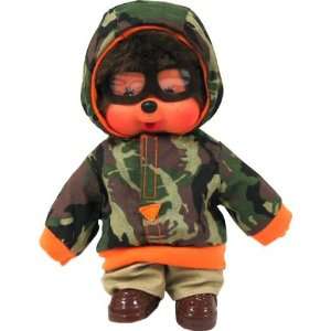  Monchhichi Boy in Camoflage (Military) Toys & Games
