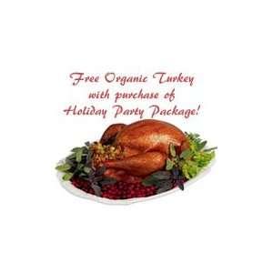 Organic Holiday Party Package with Free Turkey  Grocery 