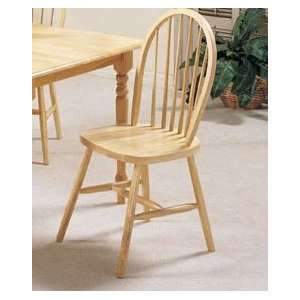  Set of 4 New Farmhouse Design Natural Solid Wood Chair 