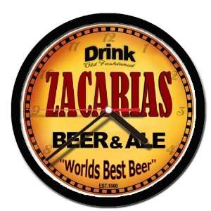  ZACARIAS beer and ale cerveza wall clock 