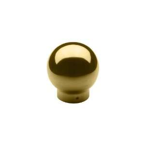  Polished Brass Ball Single Outlet, 2inch Tubing