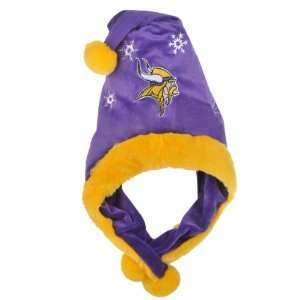 Minnesota Vikings NFL Official Team logo Stadium Dangle Santa Hat *NEW 
