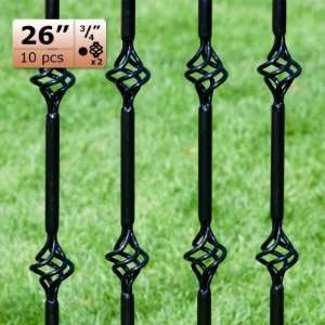  Fortress Iron Vintage 3/4 x 26 Round Baluster with 