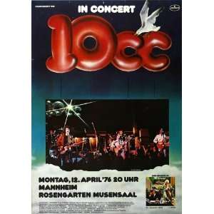  10 cc   How Dare You 1976   CONCERT   POSTER from GERMANY 