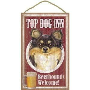   (black & tan) Top Dog Inn Beerhounds Welcome 