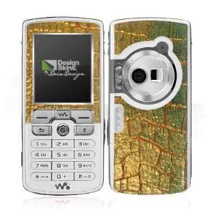  Design Skins for Sony Ericsson W800i   Gold Snake Design 