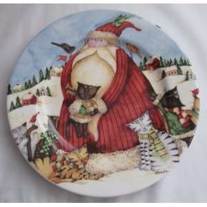   Cats Christmas Plate By Debi Hron Holiday Home 