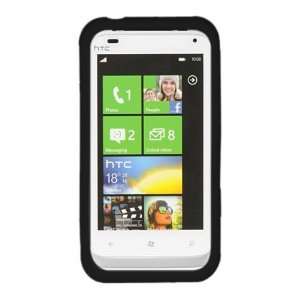 VMG HTC Radar 4G T Mobile Silicone Skin Case   Black Premium 1 Pc Soft 