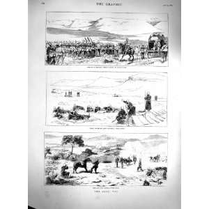  1879 Zulu War Shelling Kraals Upoko General Wood