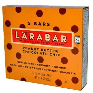 Humm Foods Larabar, Peanut Butter Chocolate Chip, 5 Bars, 1.6 oz (45 g 