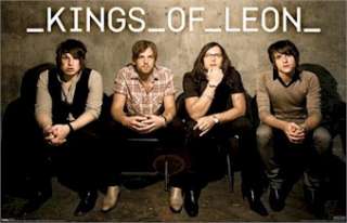MUSIC POSTER ~ KINGS OF LEON SITTING GROUP  