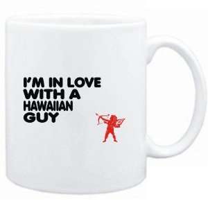  Mug White  I AM IN LOVE WITH A Hawaiian GUY  Usa States 