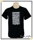 Banksy Prisoner Barcode GUYS Stencil Man T Shirt Art Indie Sz M