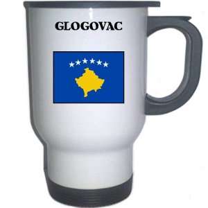  Kosovo   GLOGOVAC White Stainless Steel Mug Everything 