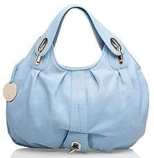 NEW GUSTTO Capri Ink Blue Leather Hobo Bag Handbag NWT SoldOut $675 